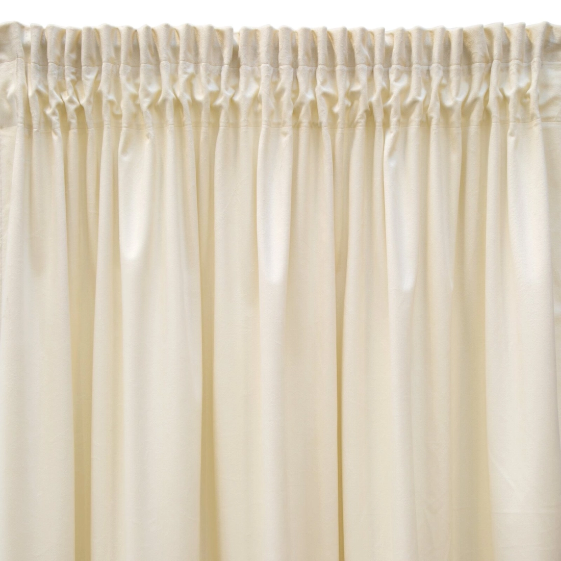 Záves 140x270 cm zamatový krémový na riasiacu pásku SIBEL Pierre Cardin