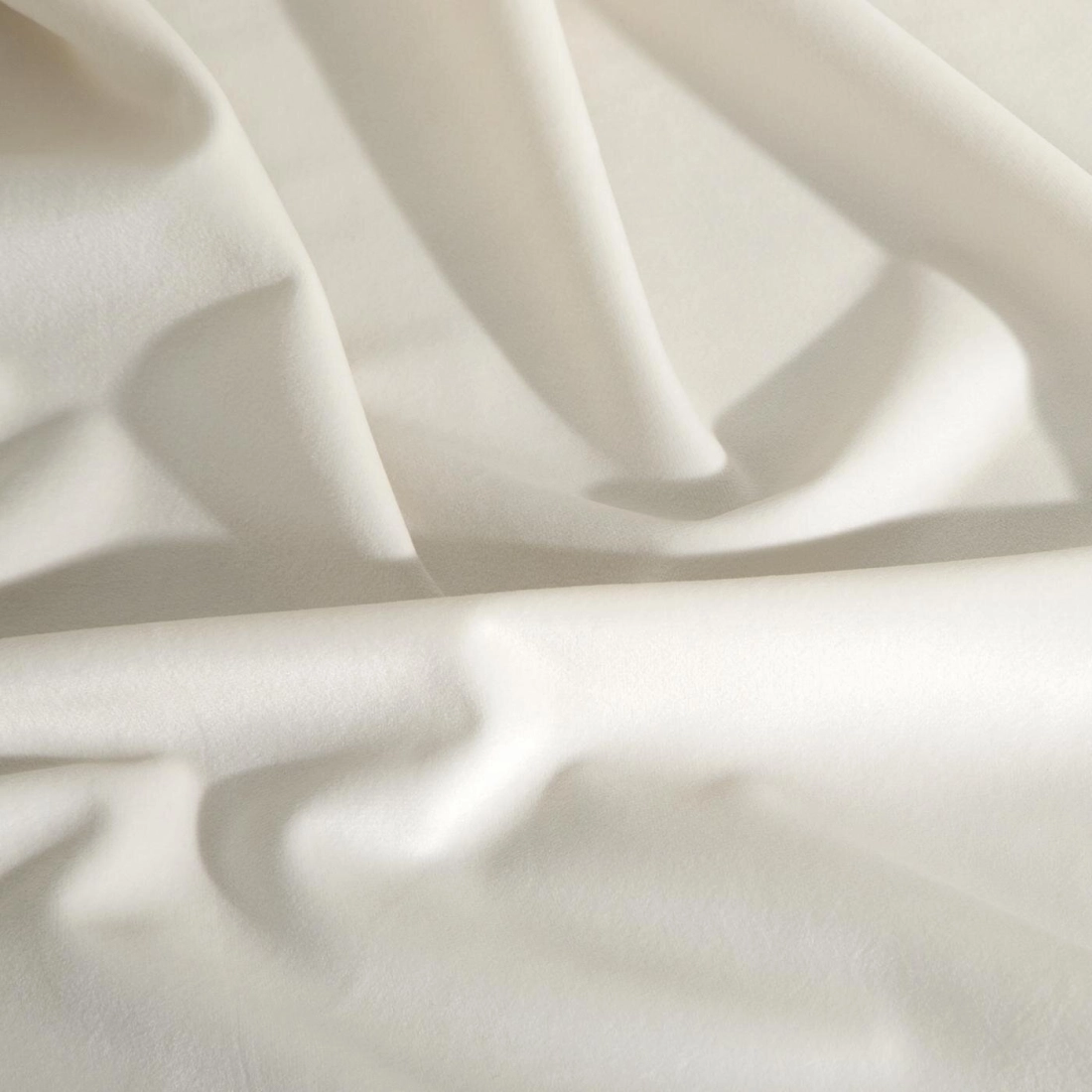 Záves 140x270 cm zamatový krémový na riasiacu pásku VILLA