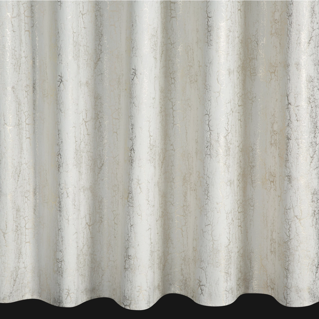 Záves 140x270 cm zamatový krémový šampanský na riasiacu pásku INGRID