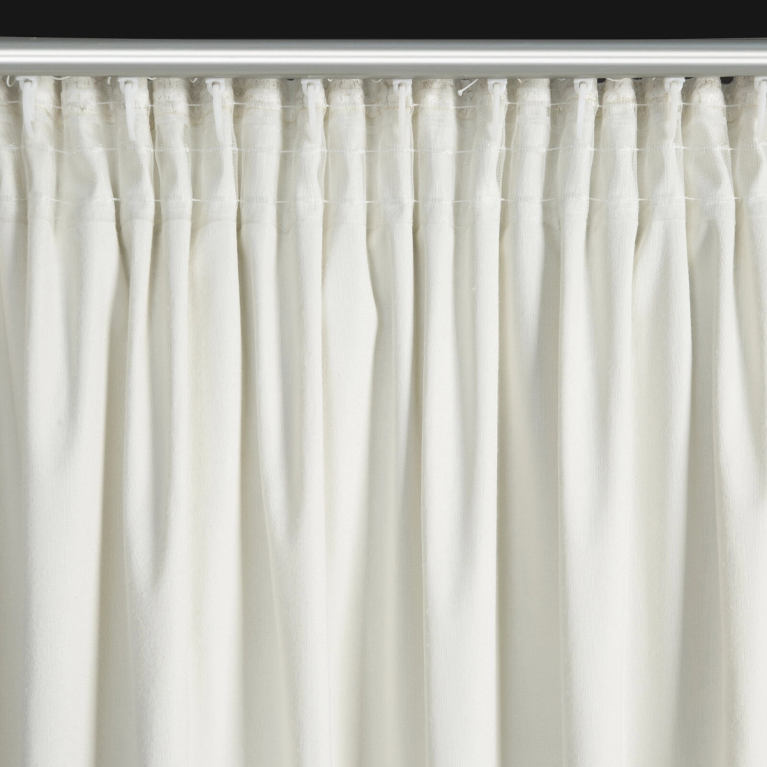 Záves 140x270 cm zamatový krémový šampanský na riasiacu pásku INGRID