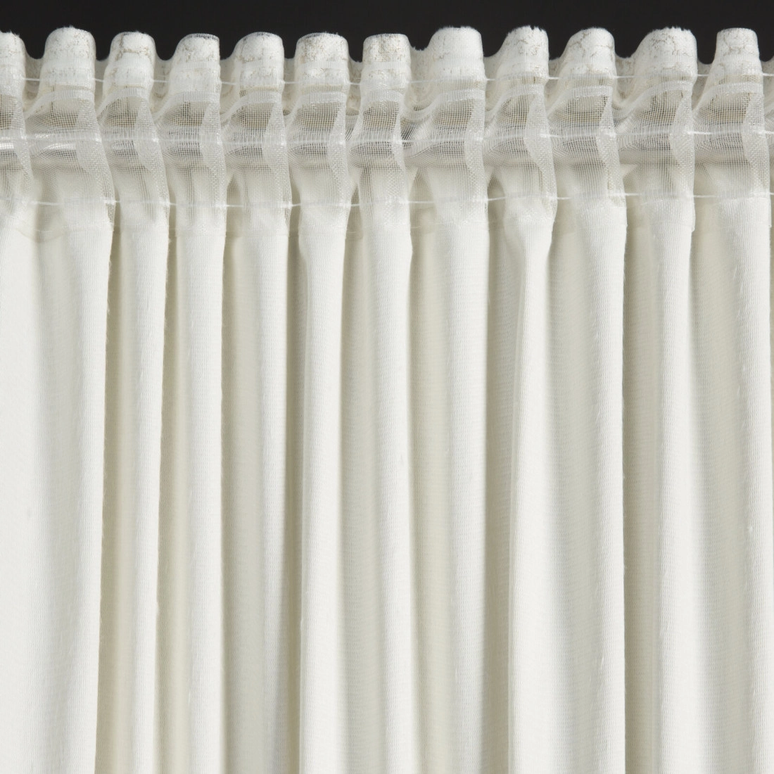 Záves 140x270 cm zamatový krémový šampanský na riasiacu pásku INGRID