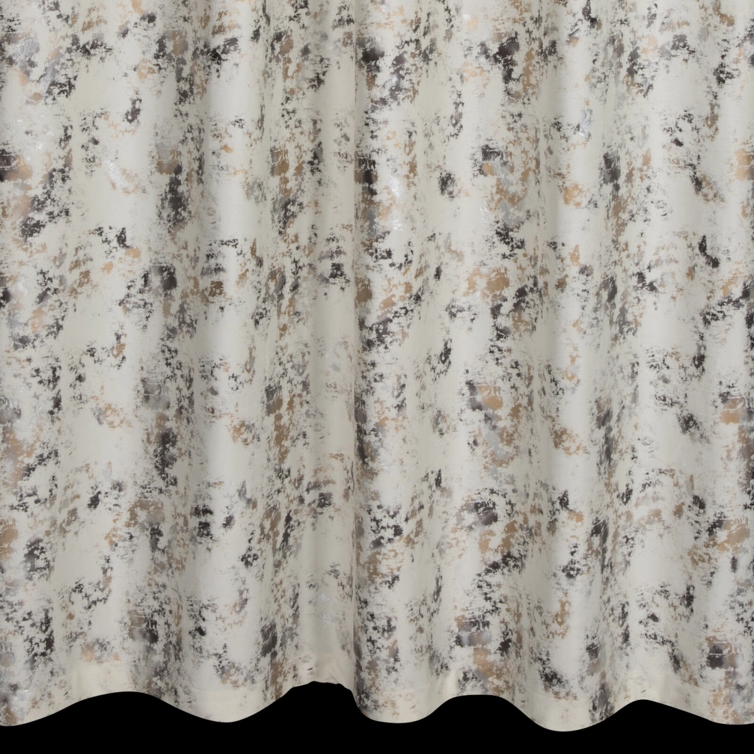 Záves 140x270 cm zamatový krémový šampanský na riasiacu pásku MARIELA