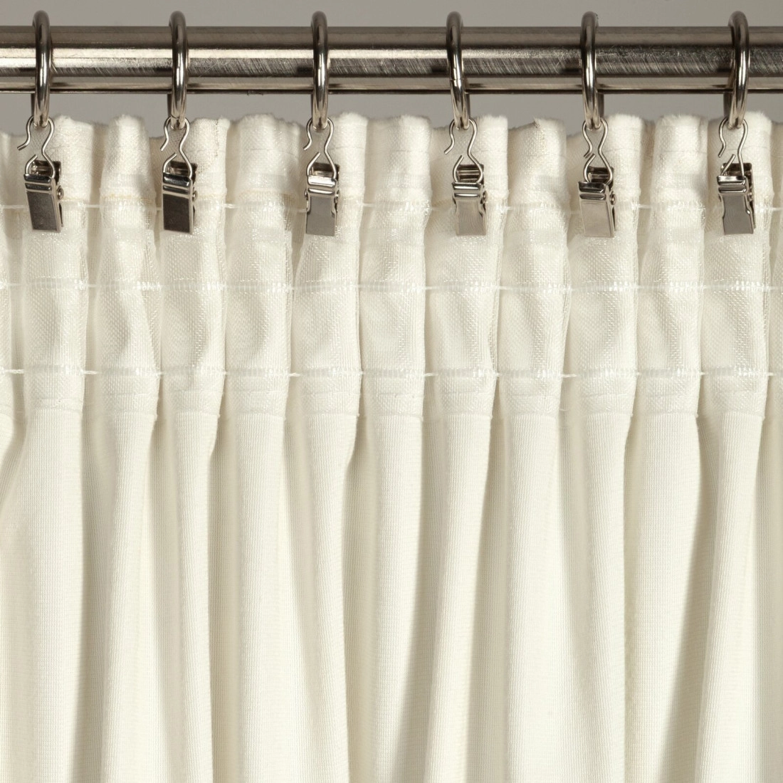 Záves 140x270 cm zamatový krémový šampanský na riasiacu pásku RAJA