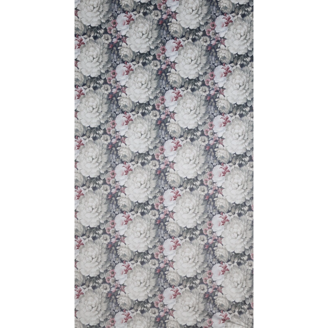 Záves 140x270 cm zamatový krémový, tmavoružový na riasiacu pásku LUCIA