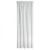 Záves 140x270 cm zamatový matný biely na riasiacu pásku MELANIE