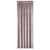 Záves 140x270 cm zamatový matný púdrovo ružový na riasiacu pásku MELANIE