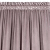 Záves 140x270 cm zamatový matný púdrovo ružový na riasiacu pásku MELANIE