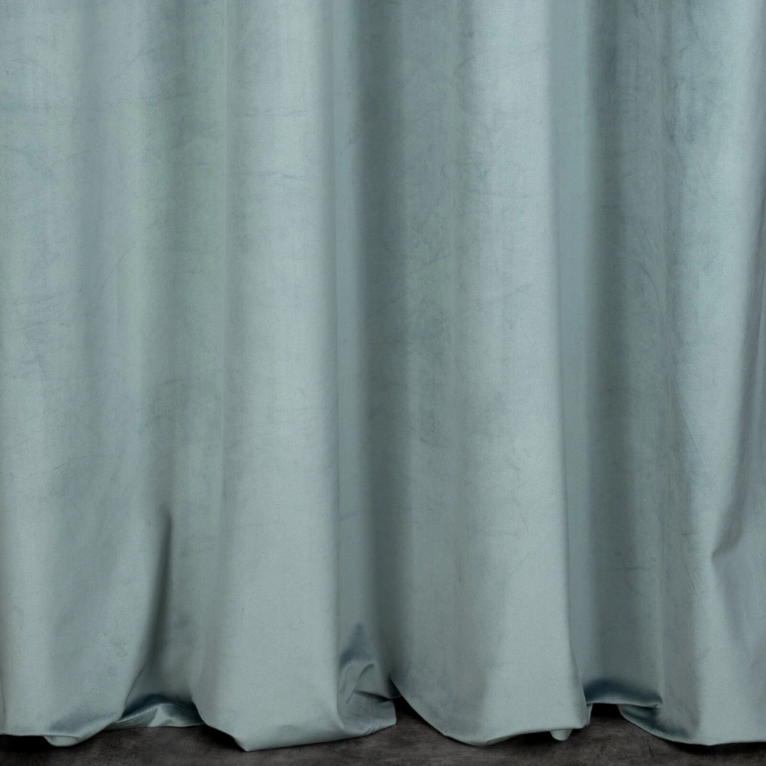 Záves 140x270 cm zamatový matný šalviový na riasiacu pásku MELANIE