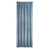 Záves 140x270 cm zamatový modrý na riasiacu pásku VILLA