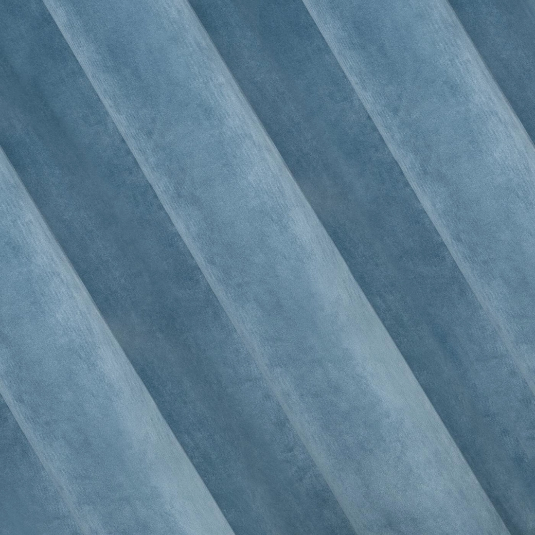 Záves 140x270 cm zamatový modrý na riasiacu pásku VILLA