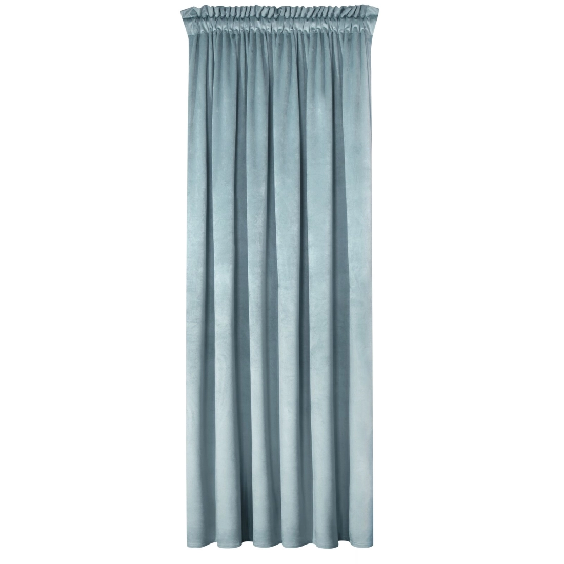 Záves 140x270 cm zamatový morsky na riasiacu pásku MELANIE