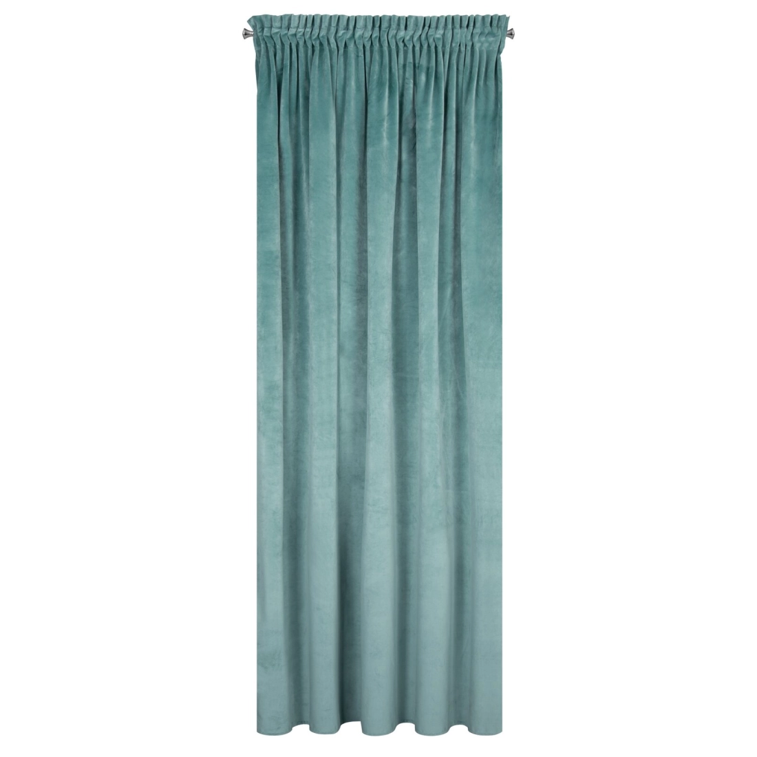 Záves 140x270 cm zamatový morský na riasiacu pásku RIA Diva Line