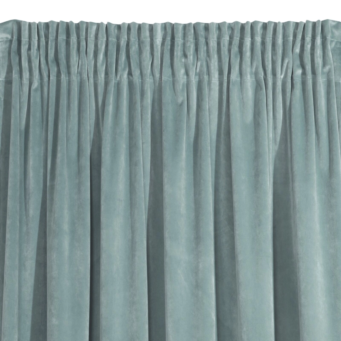 Záves 140x270 cm zamatový morský na riasiacu pásku RIA Diva Line