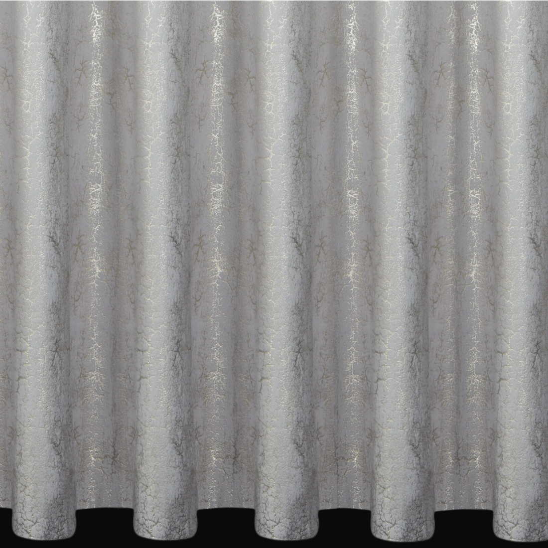 Záves 140x270 cm zamatový oceľový a šampanský na riasiacu pásku INGRID