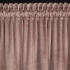 Závěs 140 × 270 cm sametový pudrově růžový na řasicí pásce AIR Diva Line