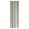 Záves 140x270 cm zamatový sivý na kovové krúžky ANTARA