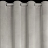 Záves 140x270 cm zamatový sivý na kovové krúžky ANTARA