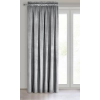 Záves 140x270 cm zamatový sivý na riasiacu pásku MELANIE