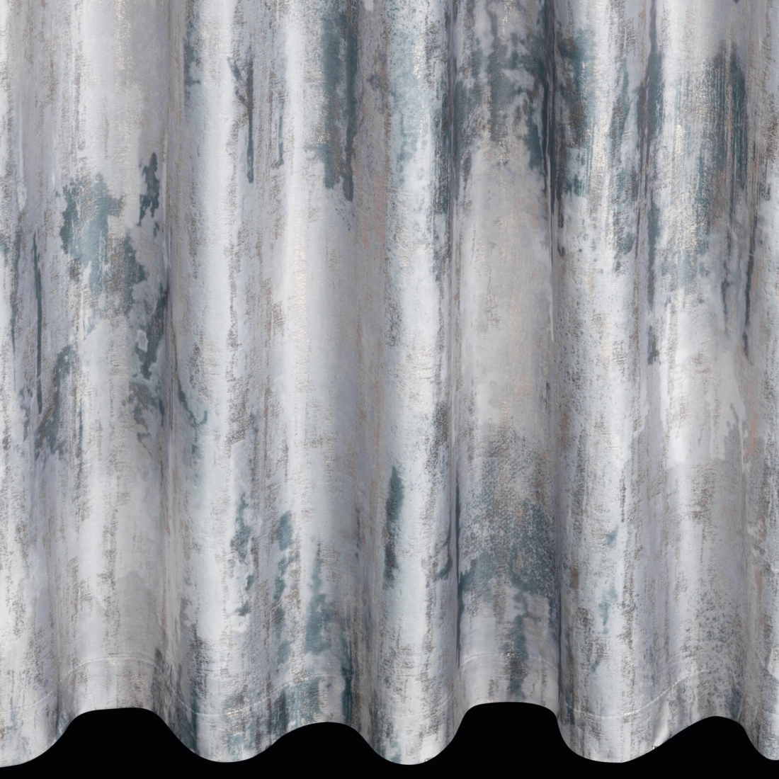 Záves 140x270 cm zamatový strieborný sivý na riasiacu pásku TINA