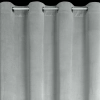 Záves 140x270 cm zamatový svetlosivý na kovové krúžky ANTARA