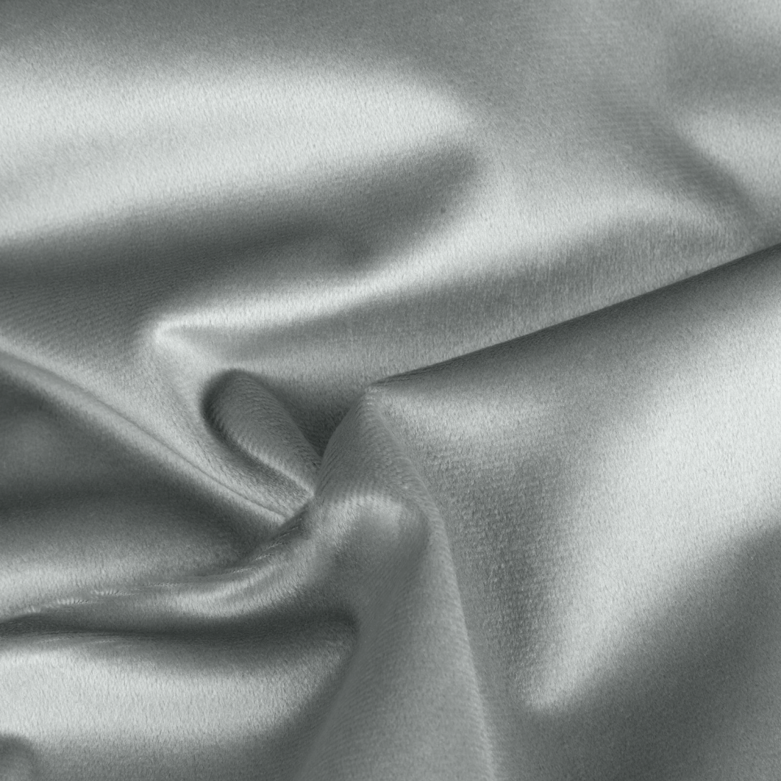 Záves 140x270 cm zamatový svetlosivý na kovové krúžky ANTARA