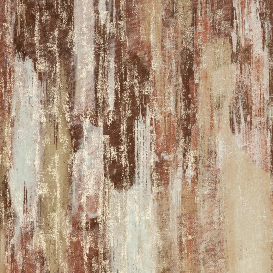 Záves 140x270 cm zamatový tehlový so zlatým mramorovým vzorom na riasiacu pásku ELLA