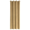 Sametový závěs 140x270 cm tmavě béžový na kovové kroužky ANTARA