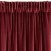 Záves 140x270 cm zamatový tmavobordový na riasiacu pásku a tunel AMAROSA