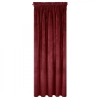 Záves 140x270 cm zamatový tmavobordový na riasiacu pásku VILLA