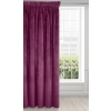 Záves 140x270 cm zamatový tmavofialový na riasiacu pásku RIA Diva Line