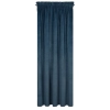 Záves 140x270 cm zamatový tmavomodrý na riasiacu pásku RIA Diva Line