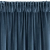 Záves 140x270 cm zamatový tmavomodrý na riasiacu pásku RIA Diva Line