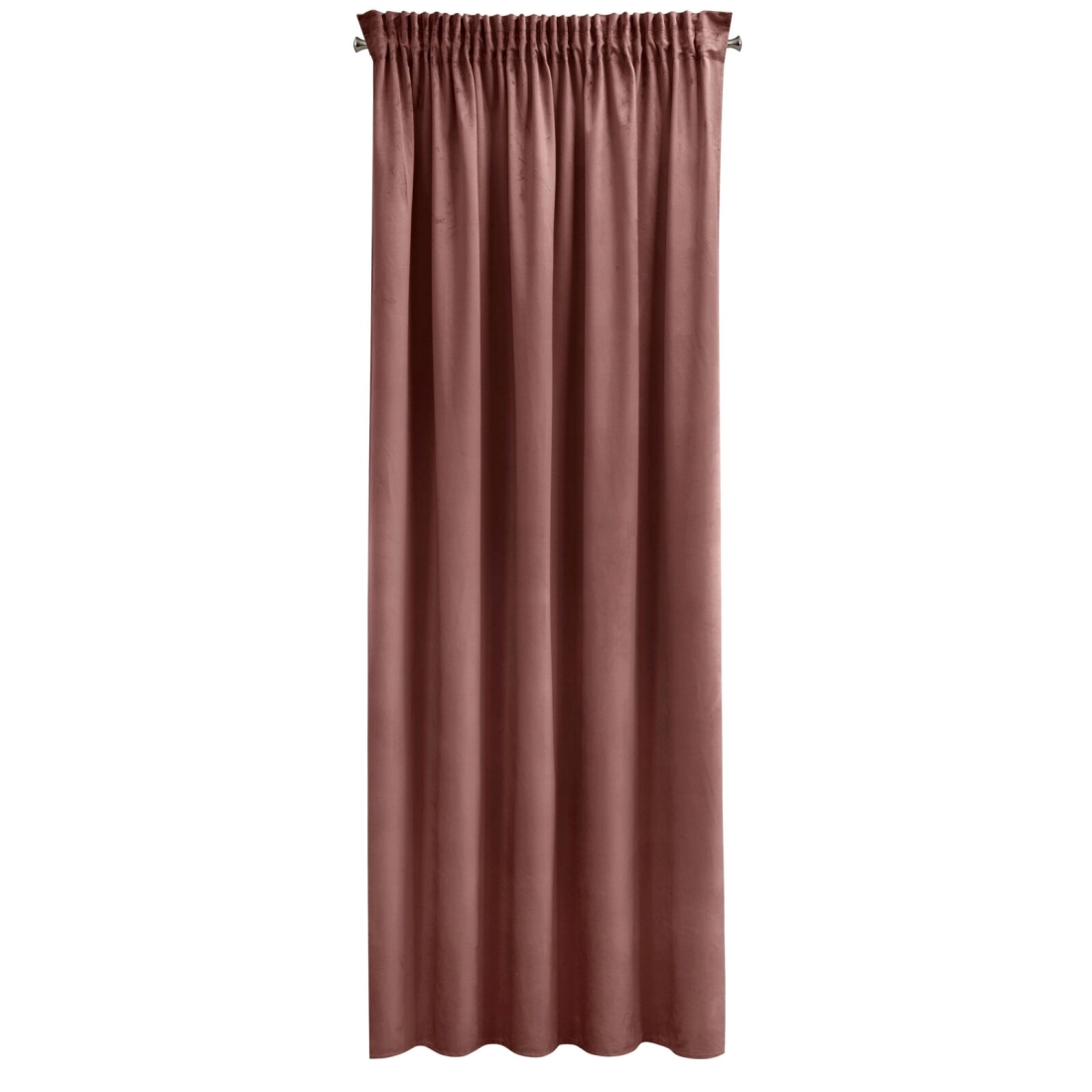 Záves 140x270 cm zamatový tmavoružový na riasiacu pásku SIBEL Pierre Cardin