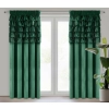 Záves 140x270 cm zamatový tmavozelený na riasiacu pásku AURA