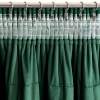 Záves 140x270 cm zamatový tmavozelený na riasiacu pásku AURA