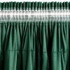Záves 140x270 cm zamatový tmavozelený na riasiacu pásku AURA