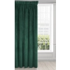 Záves 140x270 cm zamatový tmavozelený na riasiacu pásku VILLA