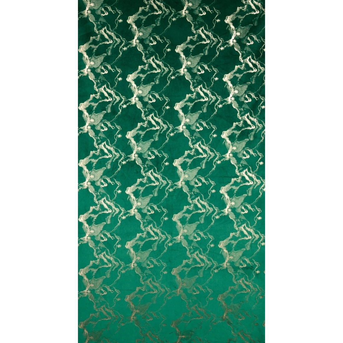 Záves 140x270 cm zamatový tmavozelený šampanský na riasiacu pásku RAJA