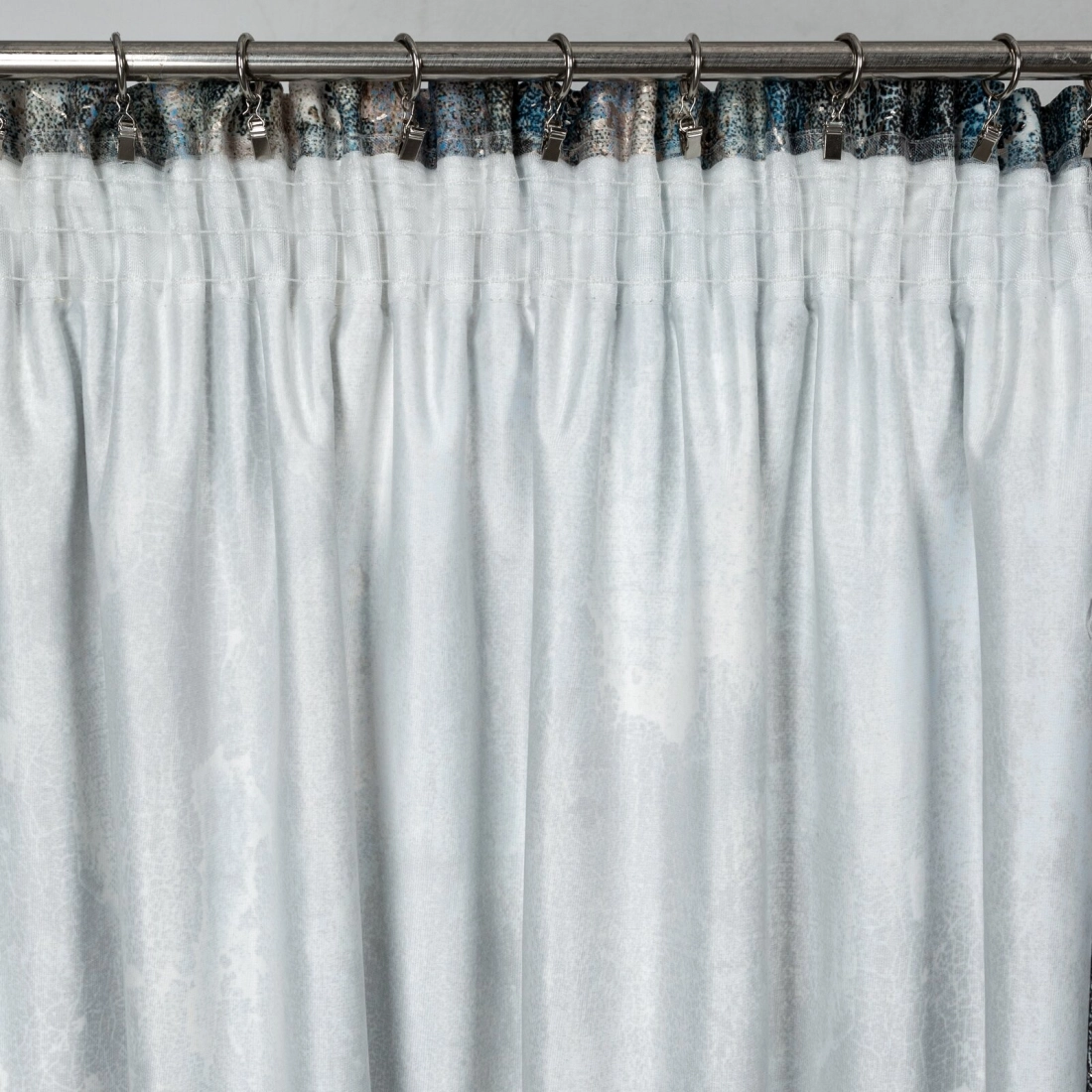 Záves 140x270 cm zamatový tyrkysový, tmavomodrý na riasiacu pásku ESTER