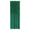 Záves 140x270 cm zamatový zelený na riasiacu pásku SAMANTA