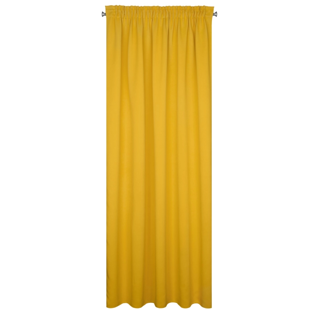 Záves 140x270 cm zatemňovací polyesterový horčicový na riasiacu pásku PARISA Design 91