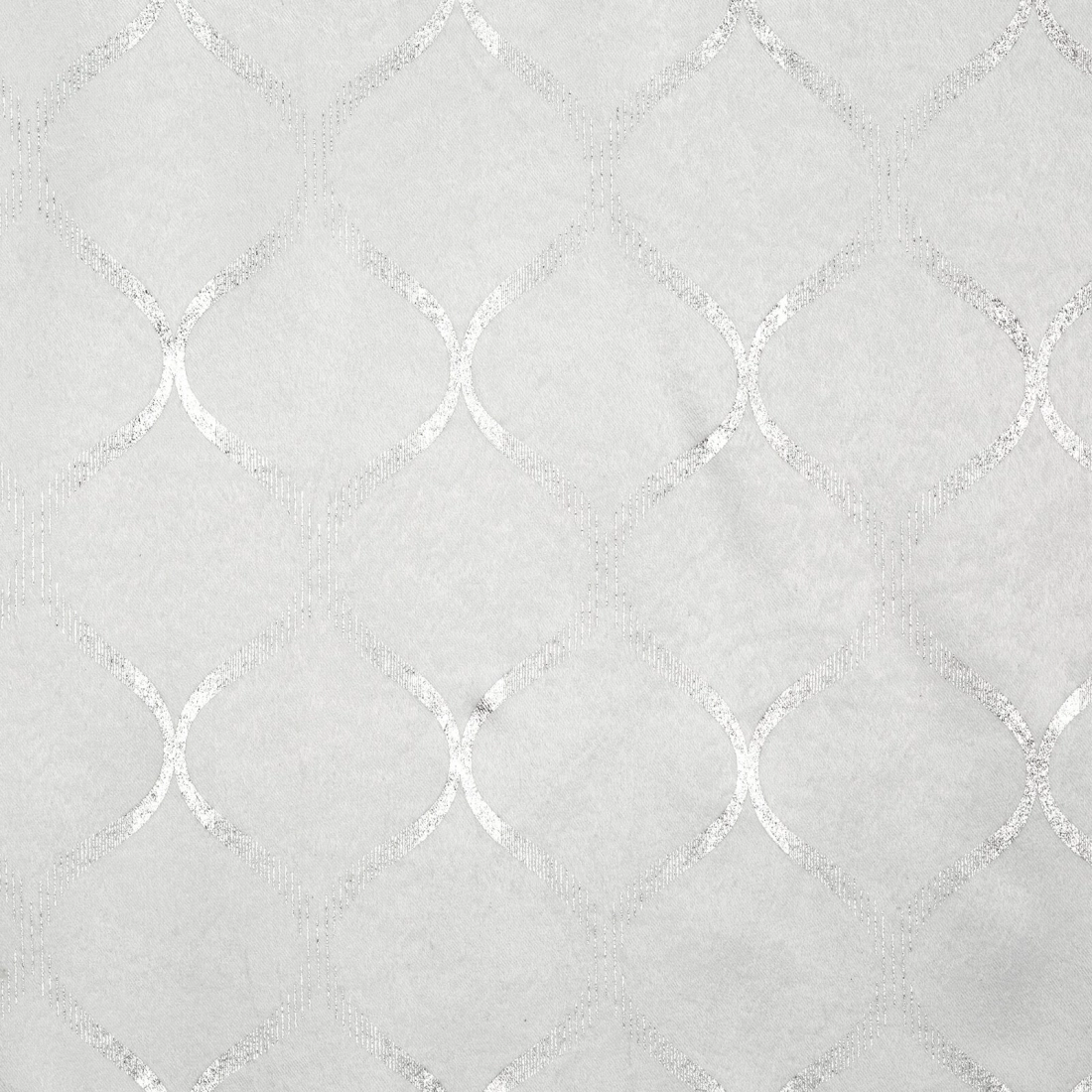 Záves 140x270 cm zatemňujúci bielo strieborný na riasiacu pásku MILI