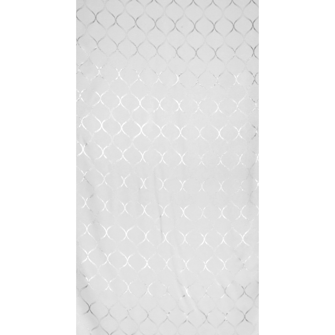 Záves 140x270 cm zatemňujúci bielo strieborný na riasiacu pásku MILI