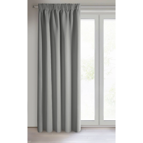 Záves 140x270 cm zatemňujúci sivý na riasiacu pásku PARISA Design 91