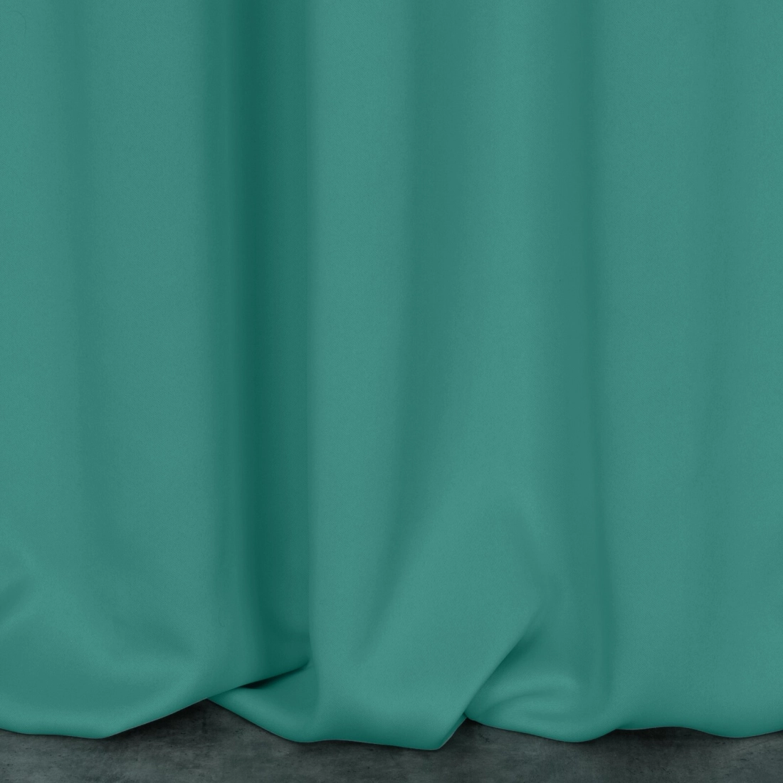 Záves 140x270 cm zatemňujúci tyrkysový PARISA Design 91 na riasiacu pásku