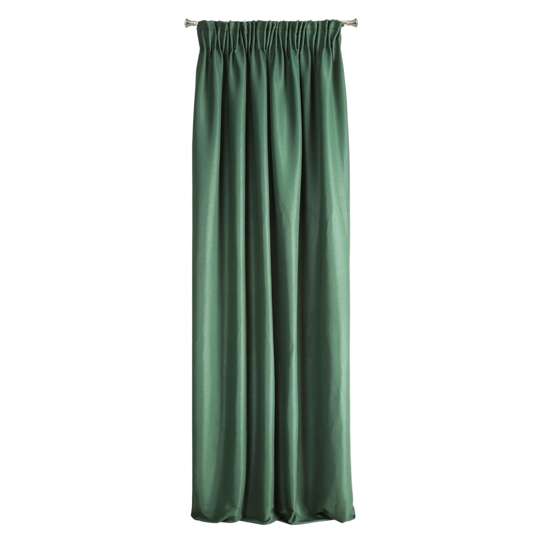 Závěs 140 x 270 cm zelený na řasicí pásce ESSME DIVA LINE