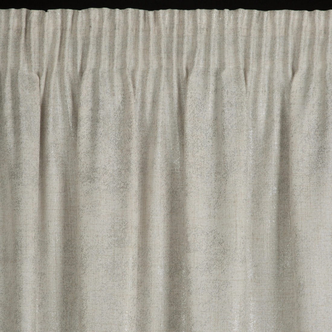 Záves 140x280 cm polyesterový prírodný so strieborným leskom na riasiacu pásku BLANKA