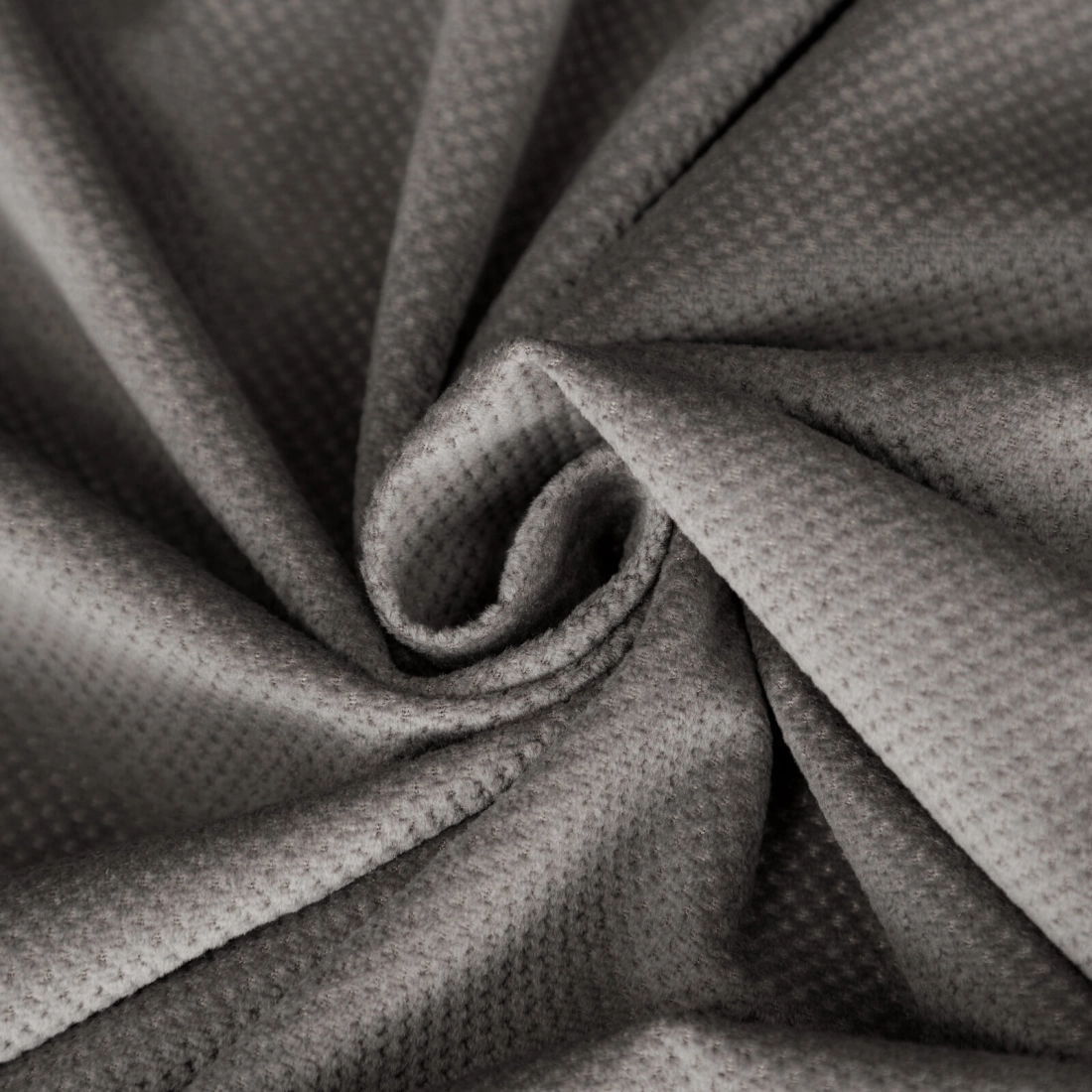 Záves 140x300 cm matný zamatový sivý na riasiacu pásku MILO