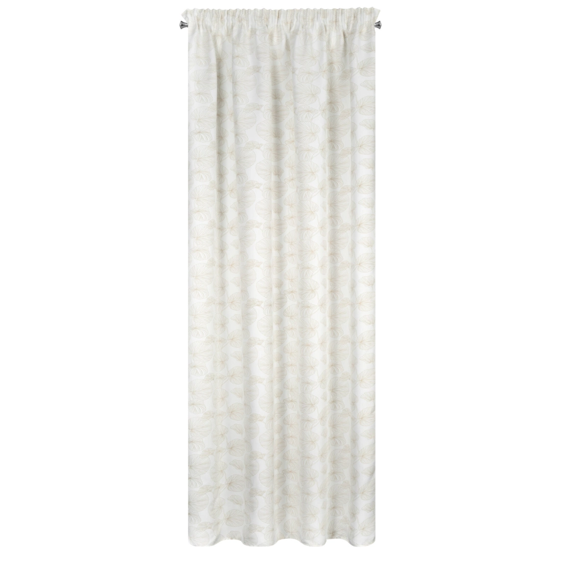 Záves 140x300 cm zaciemňujúci bielo zlatý na riasiacu pásku MARIGOLD