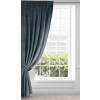 Záves 140x300 cm zamatový grafitový na riasiacu pásku ANTARA